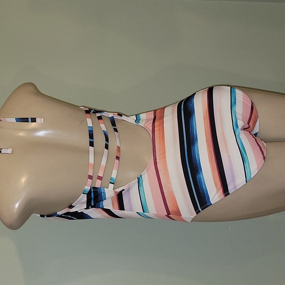 LA BLANCA LA AZTECA PLYNGE ONE PIECE SWIMSUIT SUIT - Picture 8 of 13